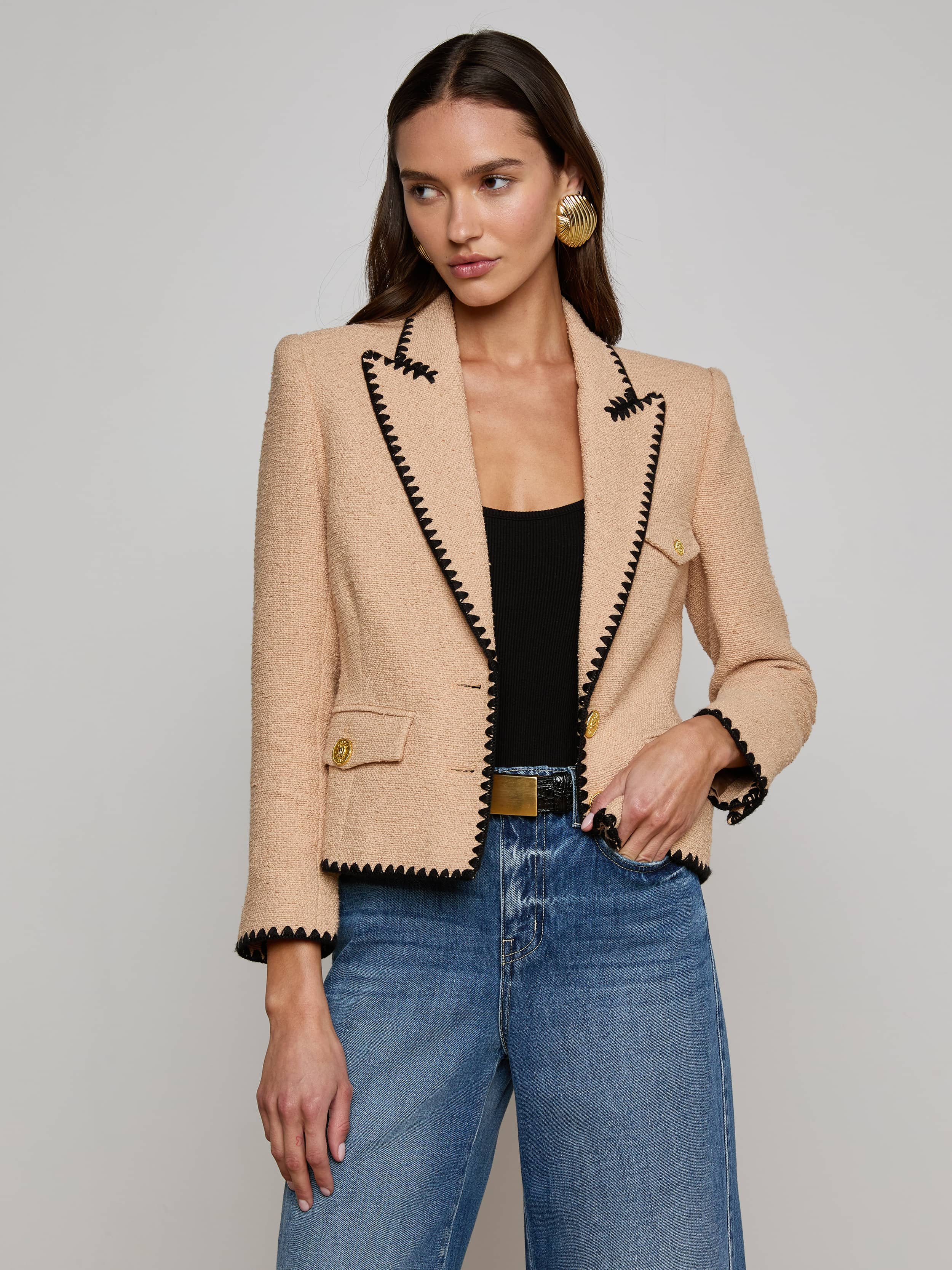 Wylla Tweed Blazer