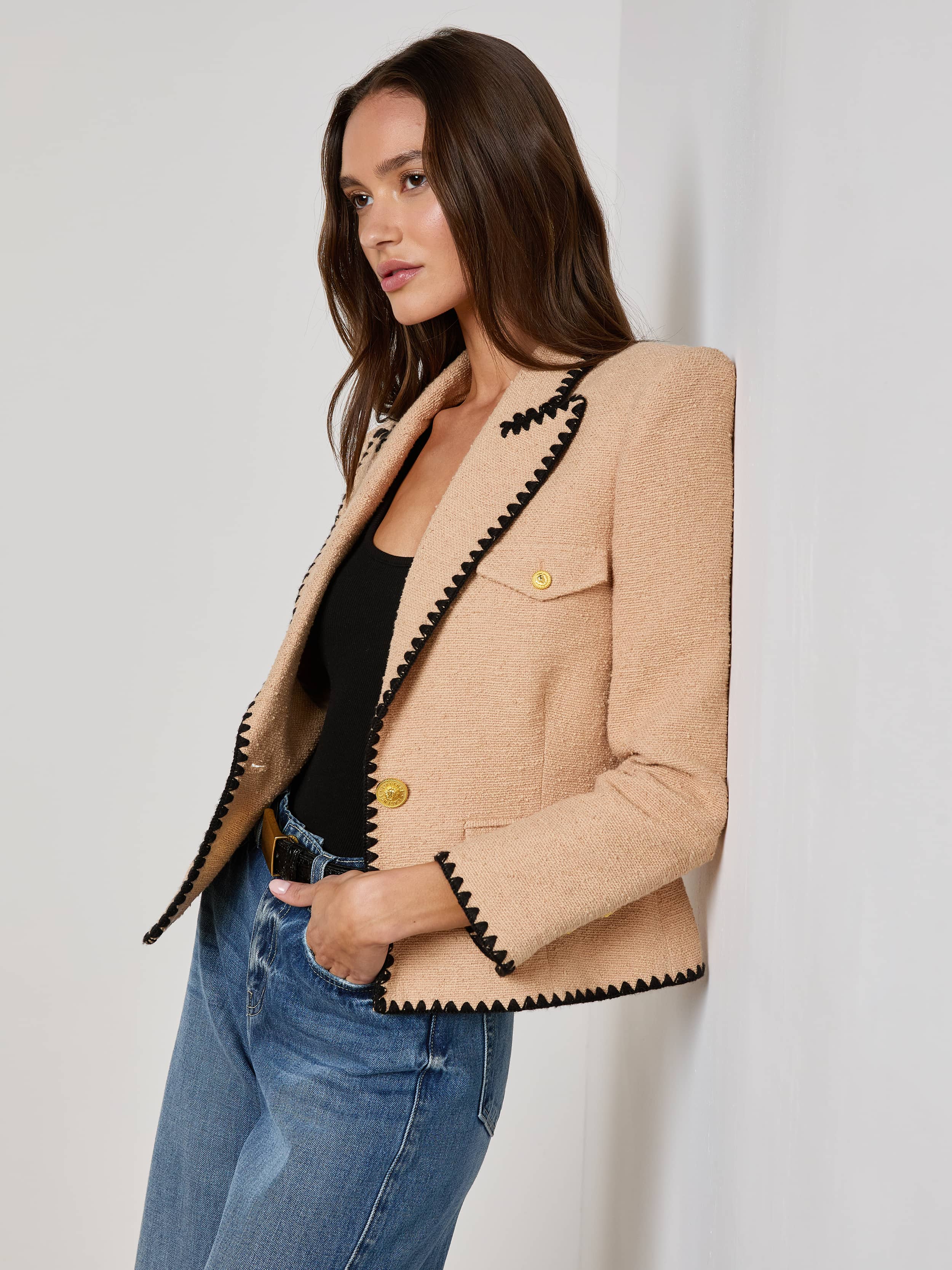 Wylla Tweed Blazer