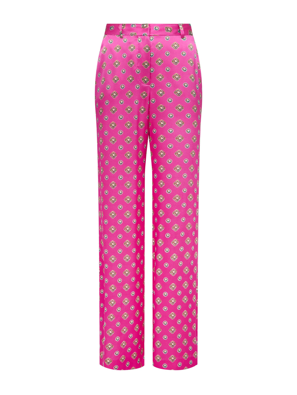 Pilar Silk Wide-Leg Pant