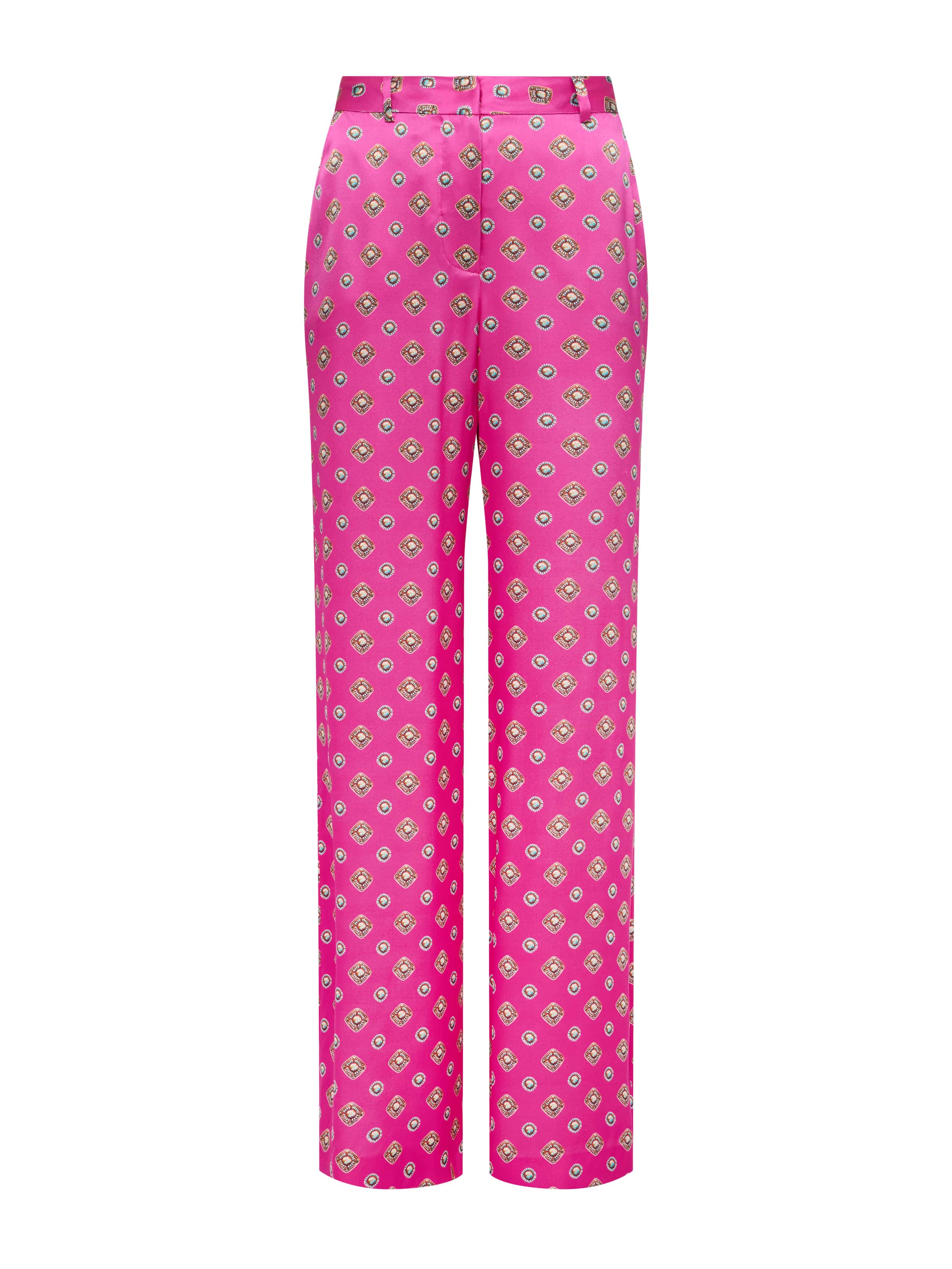 Pilar Silk Wide-Leg Pant