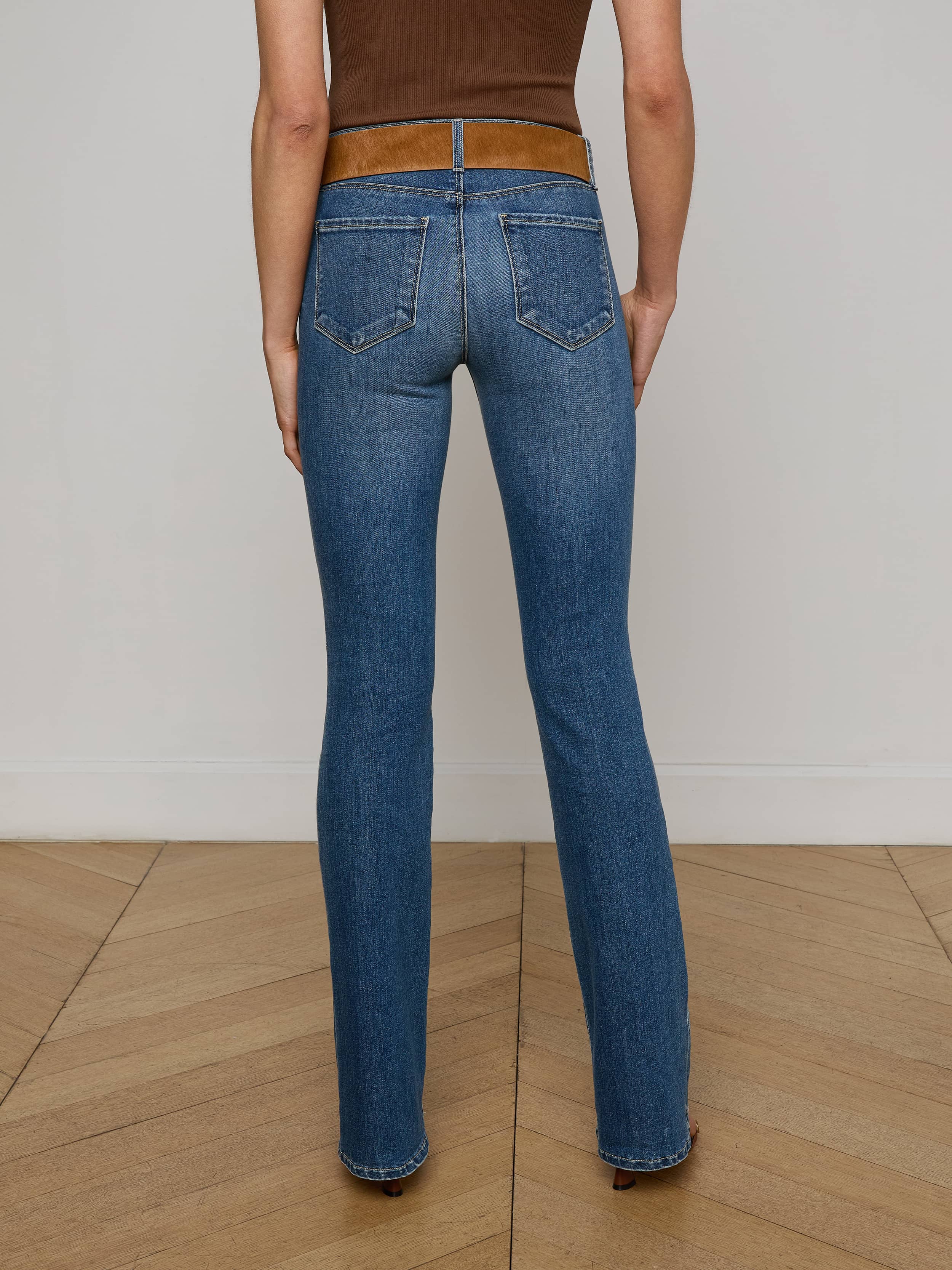 Cara Low-Rise Bootcut Jean