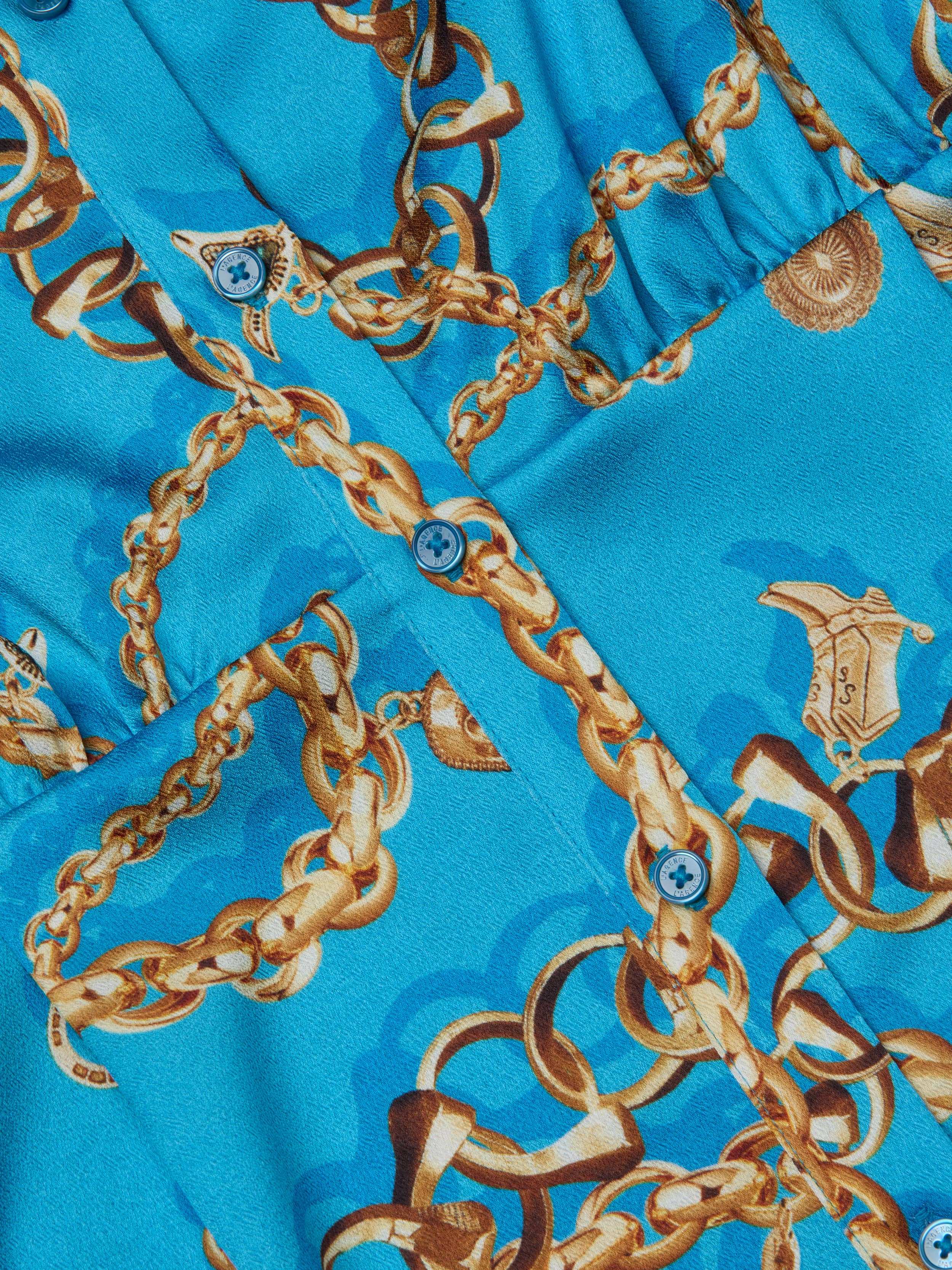 Demie Satin Shirt Dress