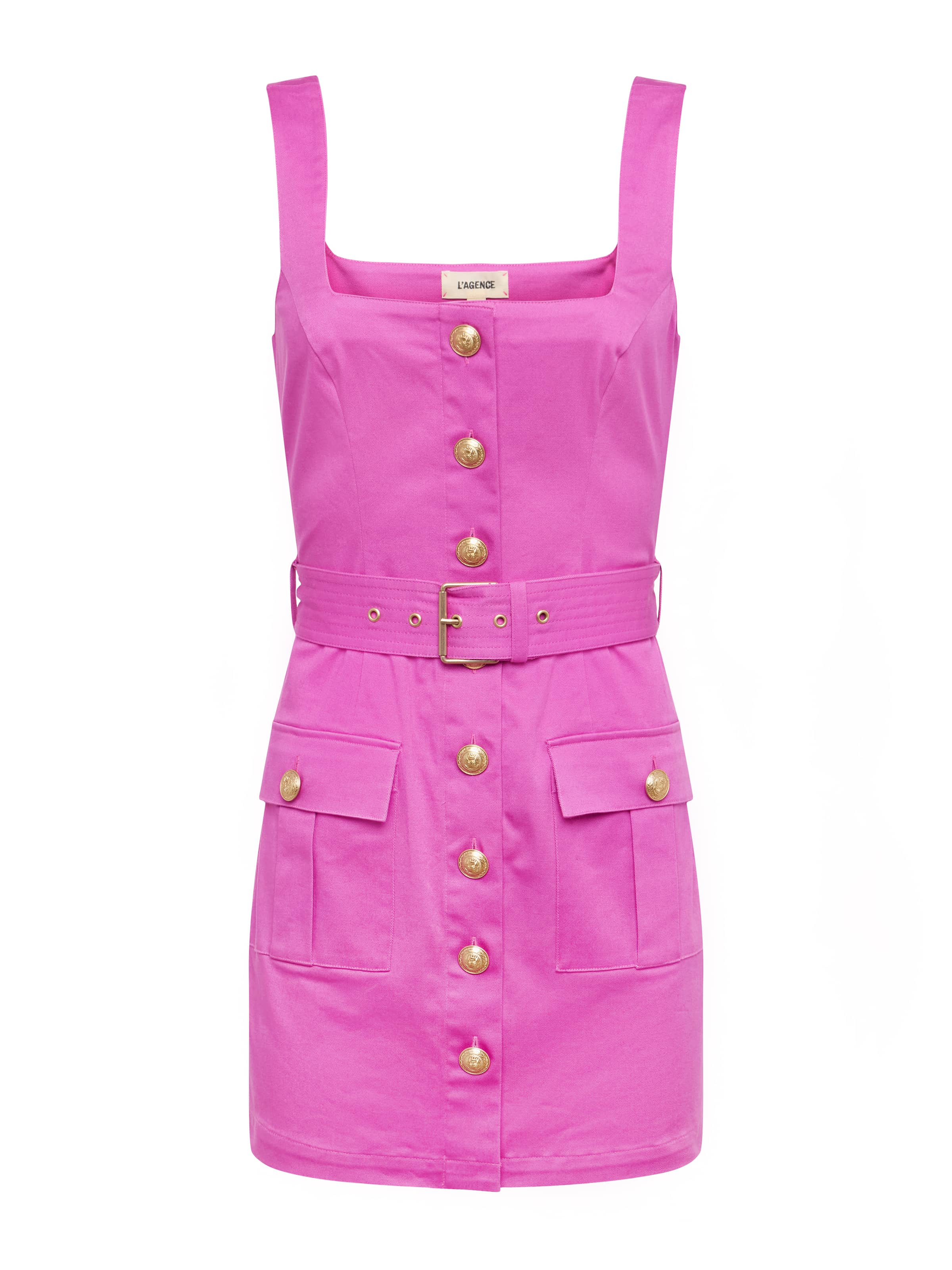 Midy Button-Front Dress