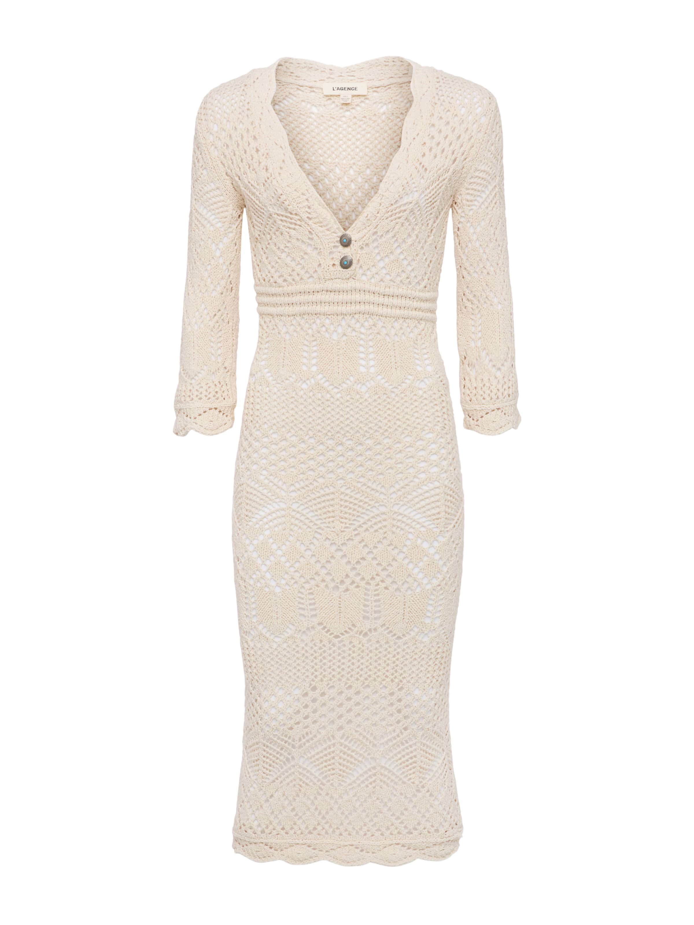 Dovie Pointelle Knit Dress