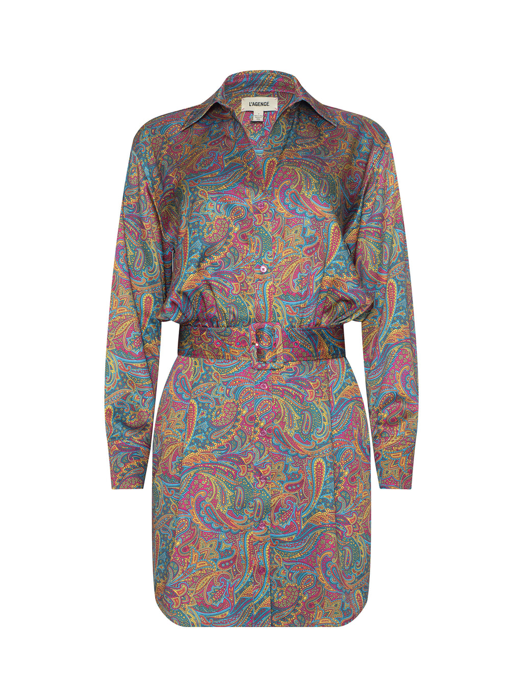 Demie Linen-Blend Shirt Dress