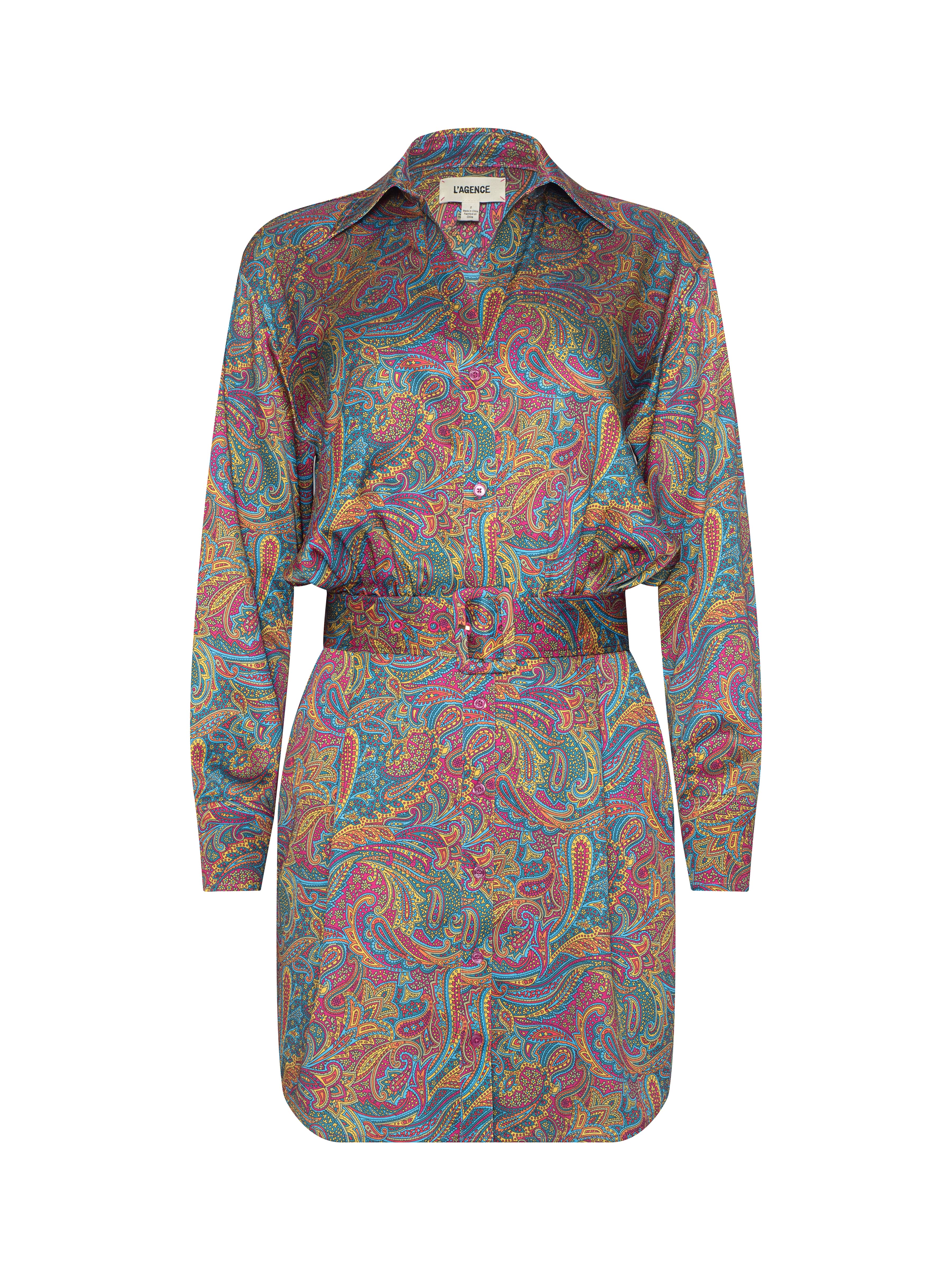 Demie Linen-Blend Shirt Dress